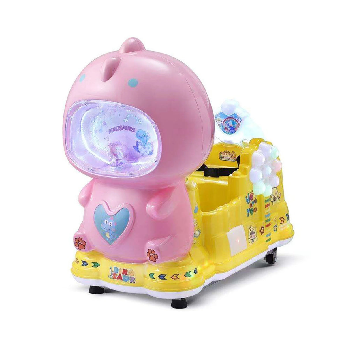 Montable Tragamonedas "Dragon interactivo" - Rosado - iso