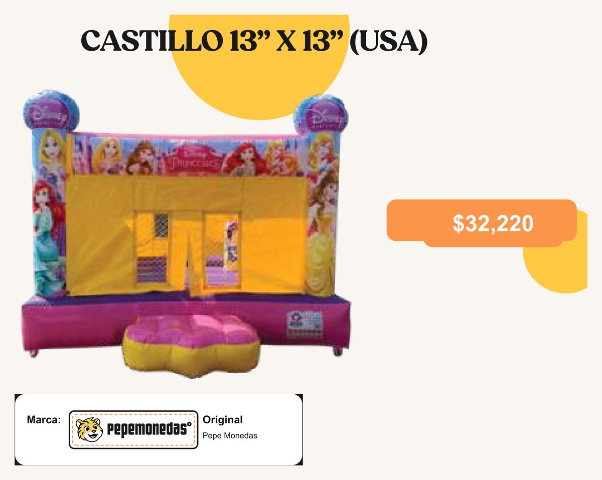 Castillo USA - 13” x 13” (USA) - Pepe Monedas