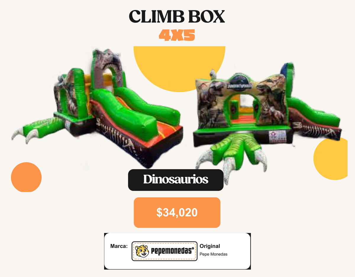 Climb Box 4 x 5 - Dinosaurios - Pepe Monedas