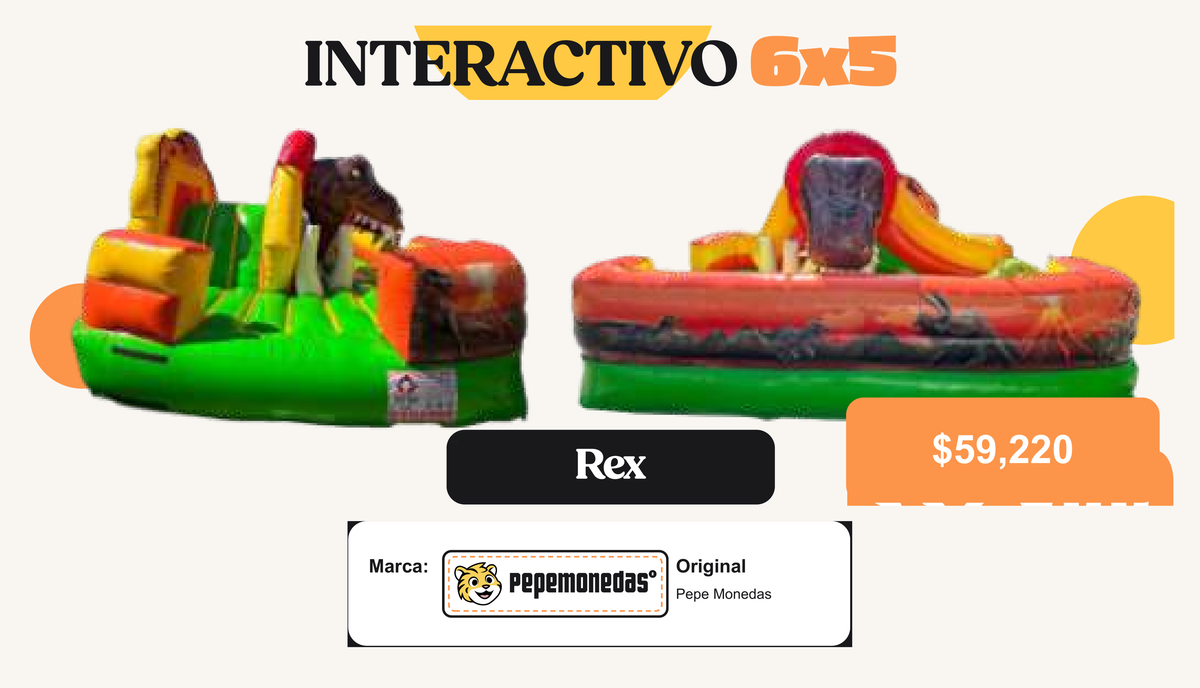 Interactivo Rex 6 x 5 - Pepe Monedas