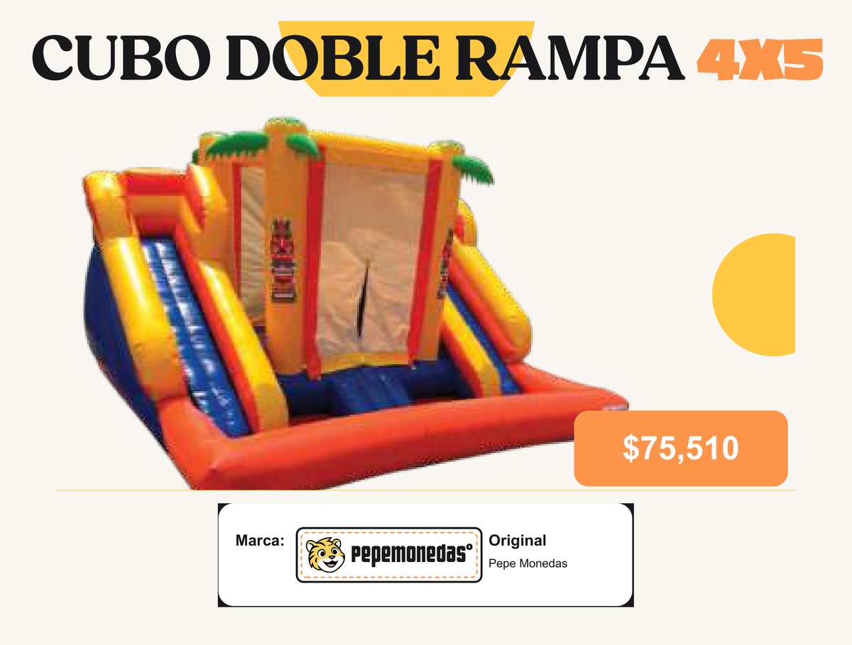 Cubo Doble Rampa 4 x 5 - Pepe Monedas