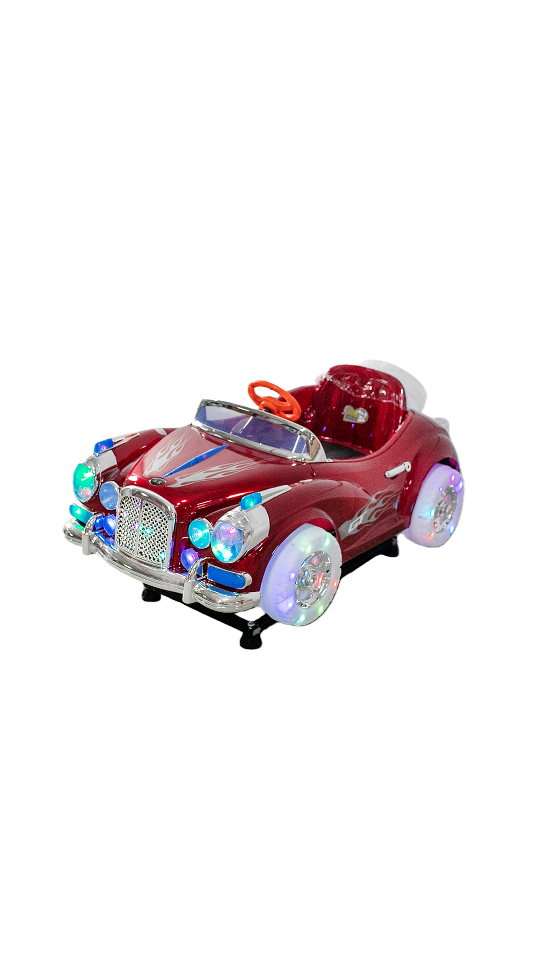 Auto clásico rojo
