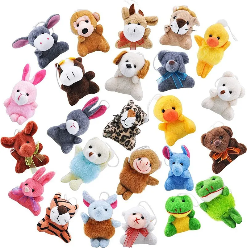 Peluches llaveros surtidos · Paquete de 100 piezas
