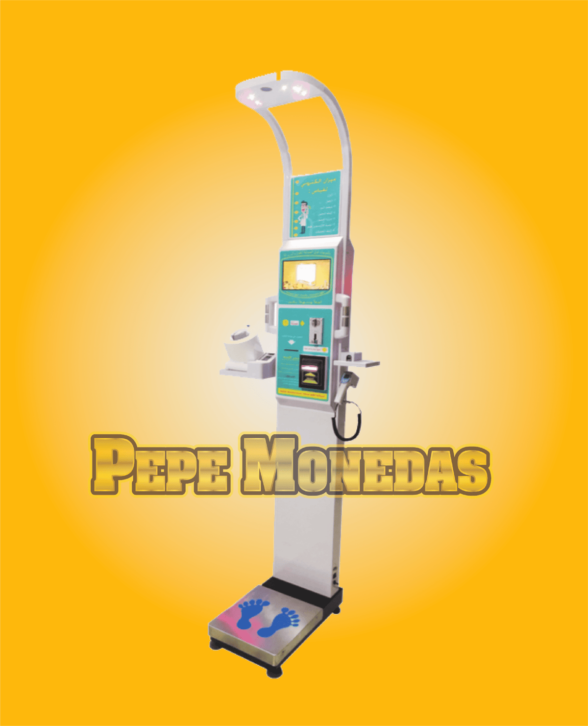 Báscula Tragamonedas IMC  "Digital con Ticket" PP3300 Doble Botón