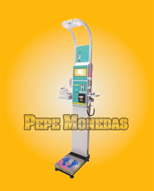 Báscula Tragamonedas IMC  "Digital con Ticket" PP3300 Doble Botón