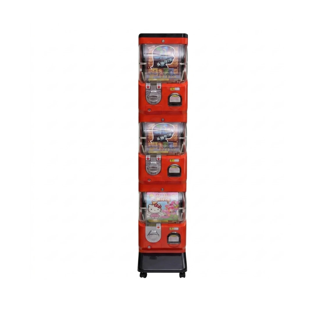 Maquina Chiclera o Capsulera Clasica Triple Tommy - front