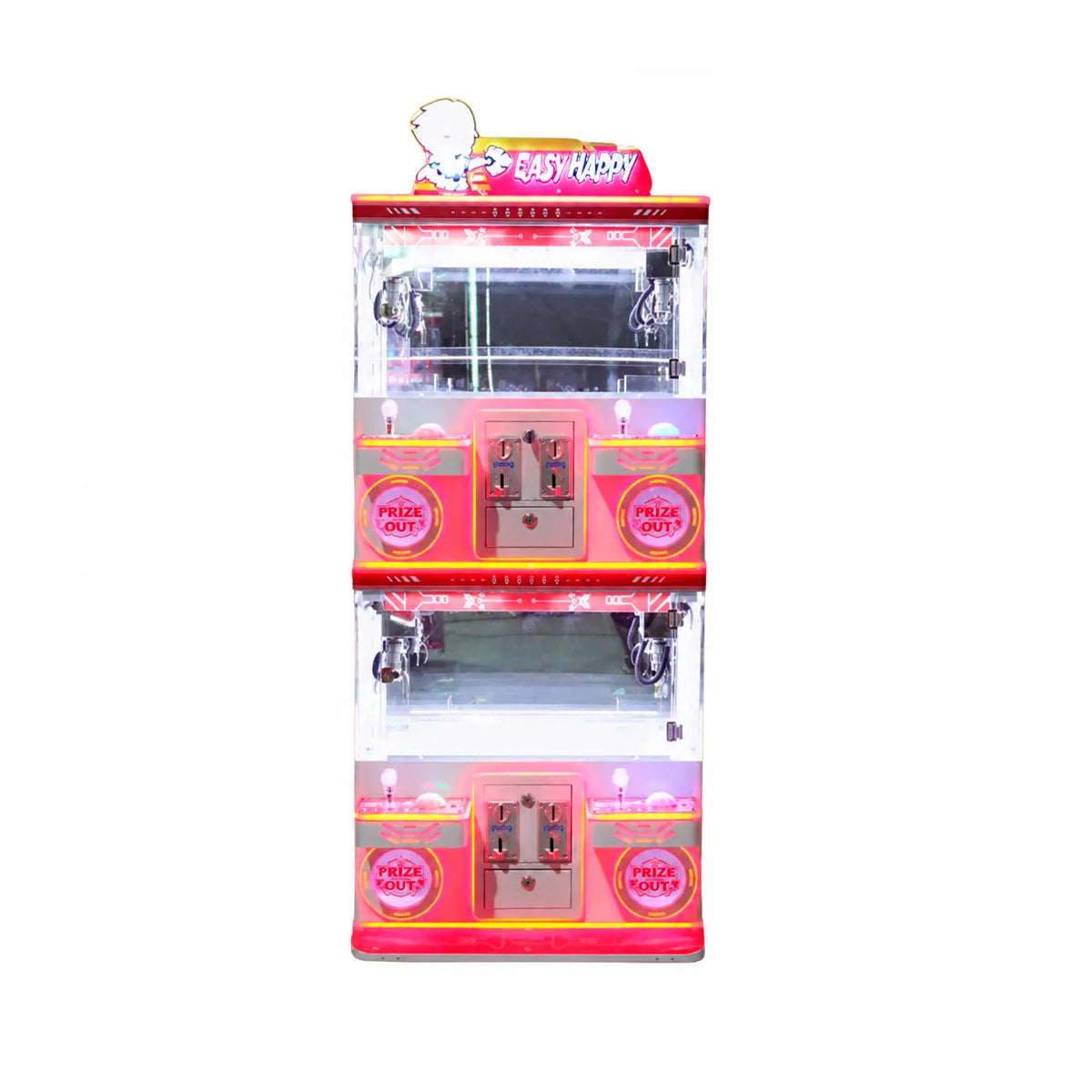 Máquina Caza Peluches Cuadruple - front