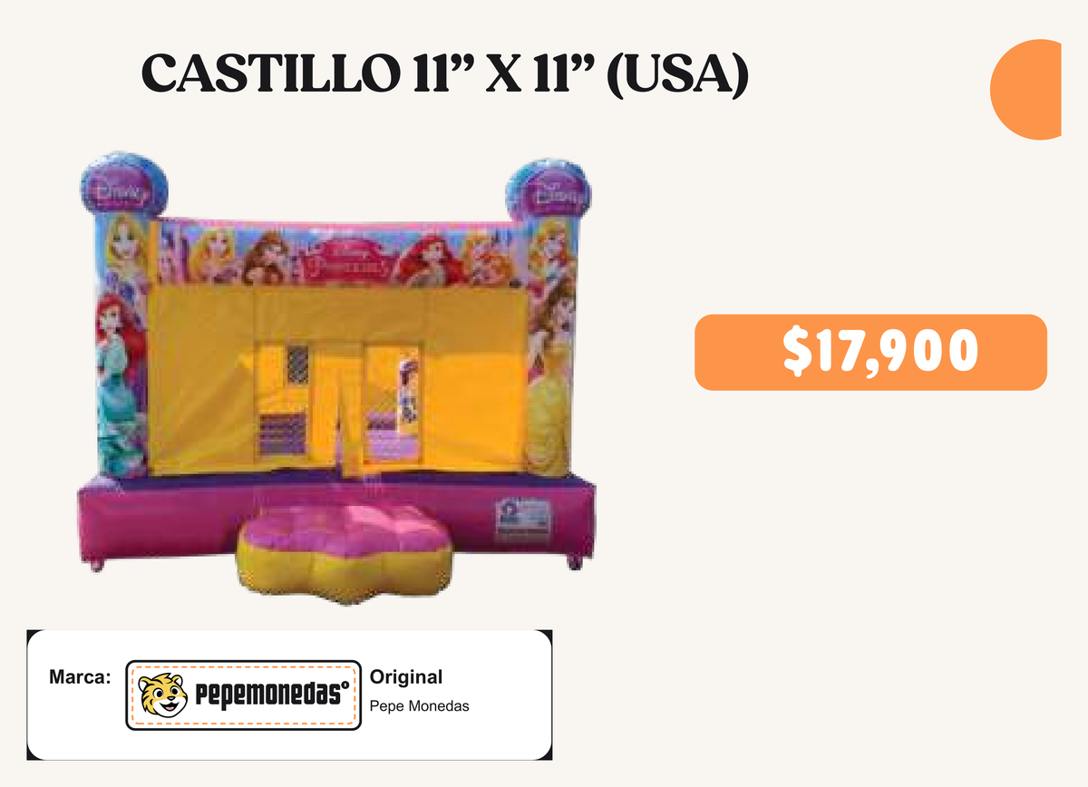 Castillo USA - 11” x 11” (USA) - Pepe Monedas