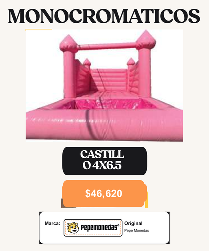 Inflable Monocromático - Monocromático 4 x 6.5 - Pepe Monedas