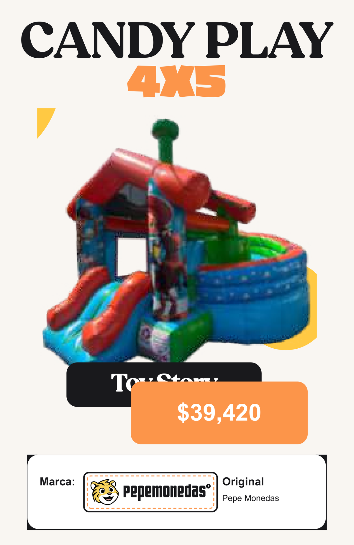 Candy Play 4 x 5 - Toy Story - Pepe Monedas