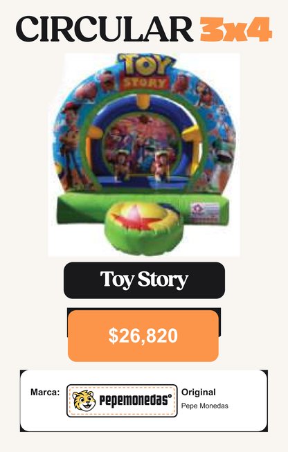 Circular 3 x 4 - Toy Story - Diseño 2 - Pepe Monedas