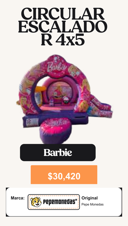 Circular Escalador 4 x 5 - Barbie - Pepe Monedas