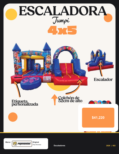Escaladora Jumpy 4 x 5 - a Jumpi - Pepe Monedas