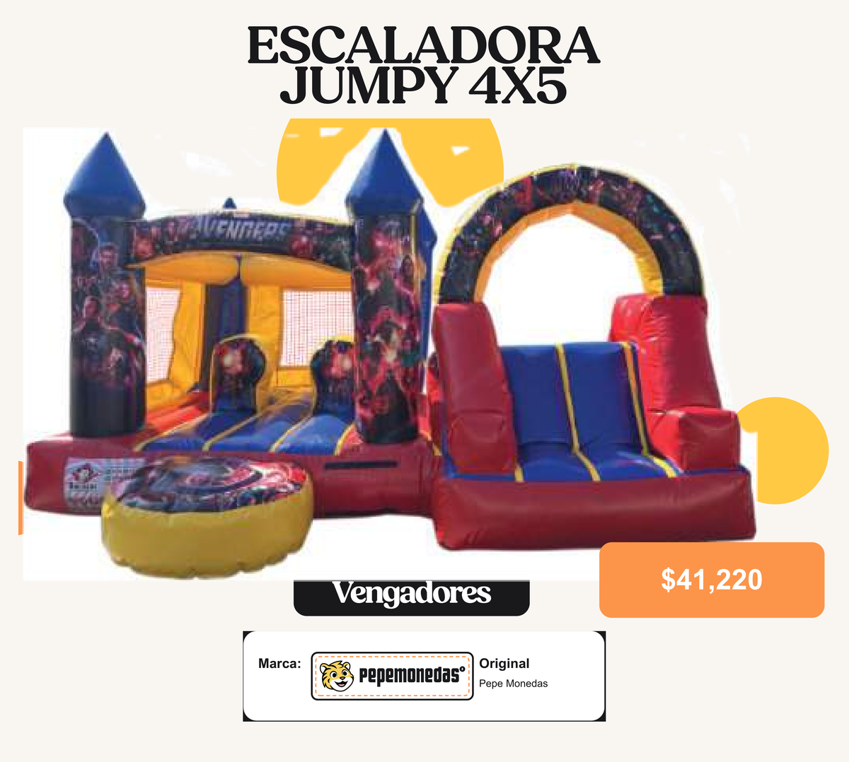 Escaladora Jumpy 4 x 5 - a Jumpy Vengadores - Pepe Monedas
