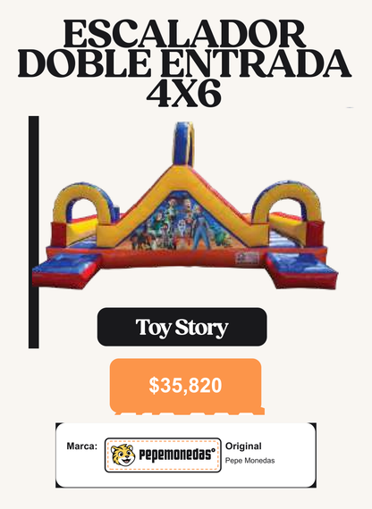 Escalador Doble Entrada 4 x 6 - Toy Story - Pepe Monedas