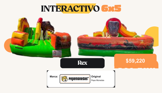 Interactivo Rex 6 x 5 - Pepe Monedas