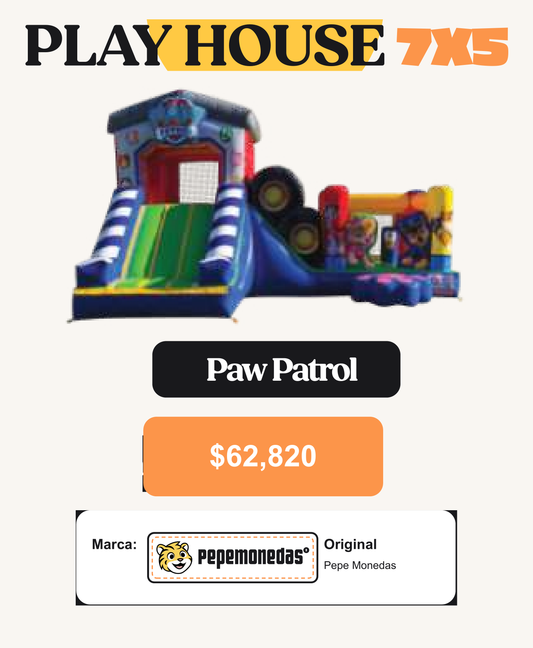 Play House 7 x 5 - Paw Patrol - Pepe Monedas