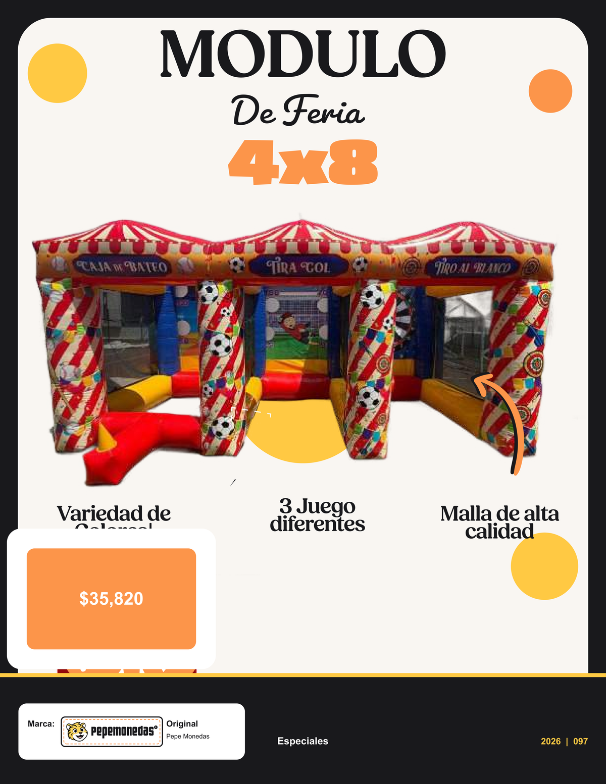Modulo De Feria 4 x 8 - Pepe Monedas