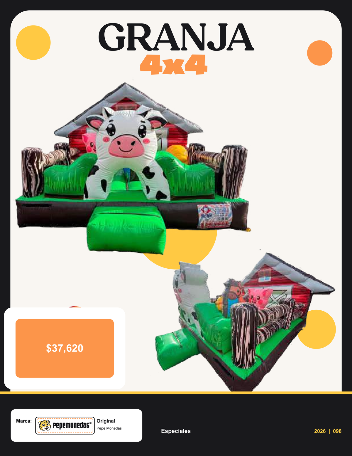 Granja 4 x 4 - Pepe Monedas