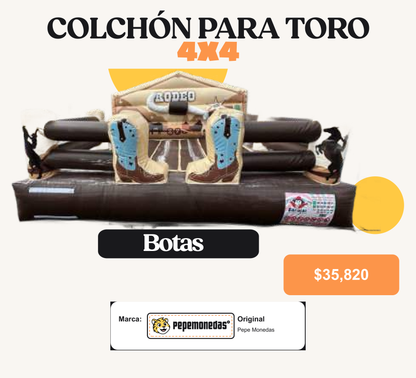 Colchón Para Toro 4 x 4 - Botas - Pepe Monedas