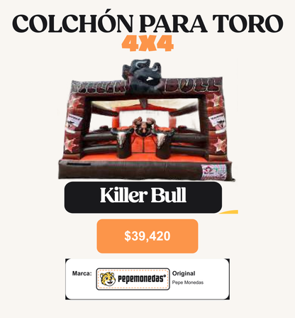 Colchón Para Toro 4 x 4 - Killer Bull - Pepe Monedas