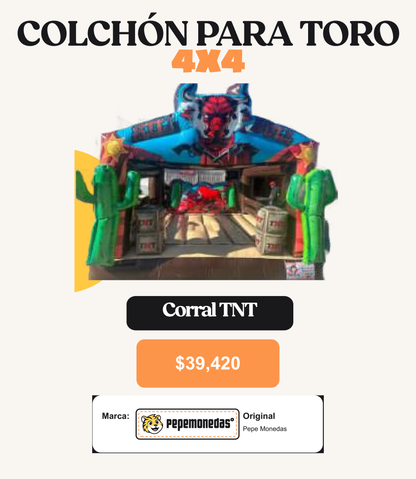 Colchón Para Toro 4 x 4 - Corral TNT - Pepe Monedas