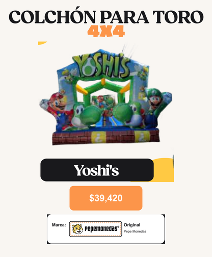 Colchón Para Toro 4 x 4 - Yoshi's - Pepe Monedas