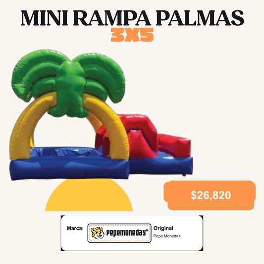 Mini Rampa Palmas 3 x 5 - Pepe Monedas