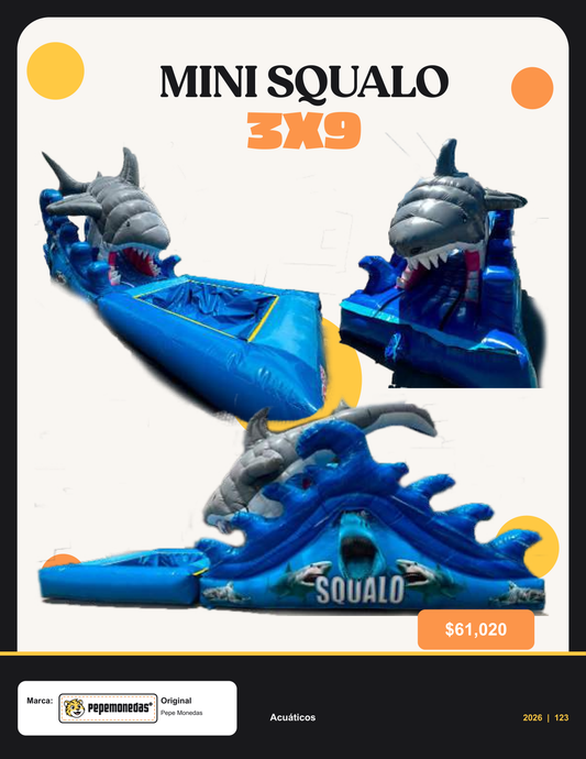Mini Squalo 3 x 9 - Pepe Monedas