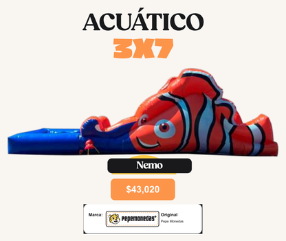 Acuático 3 x 7 - Nemo - Pepe Monedas