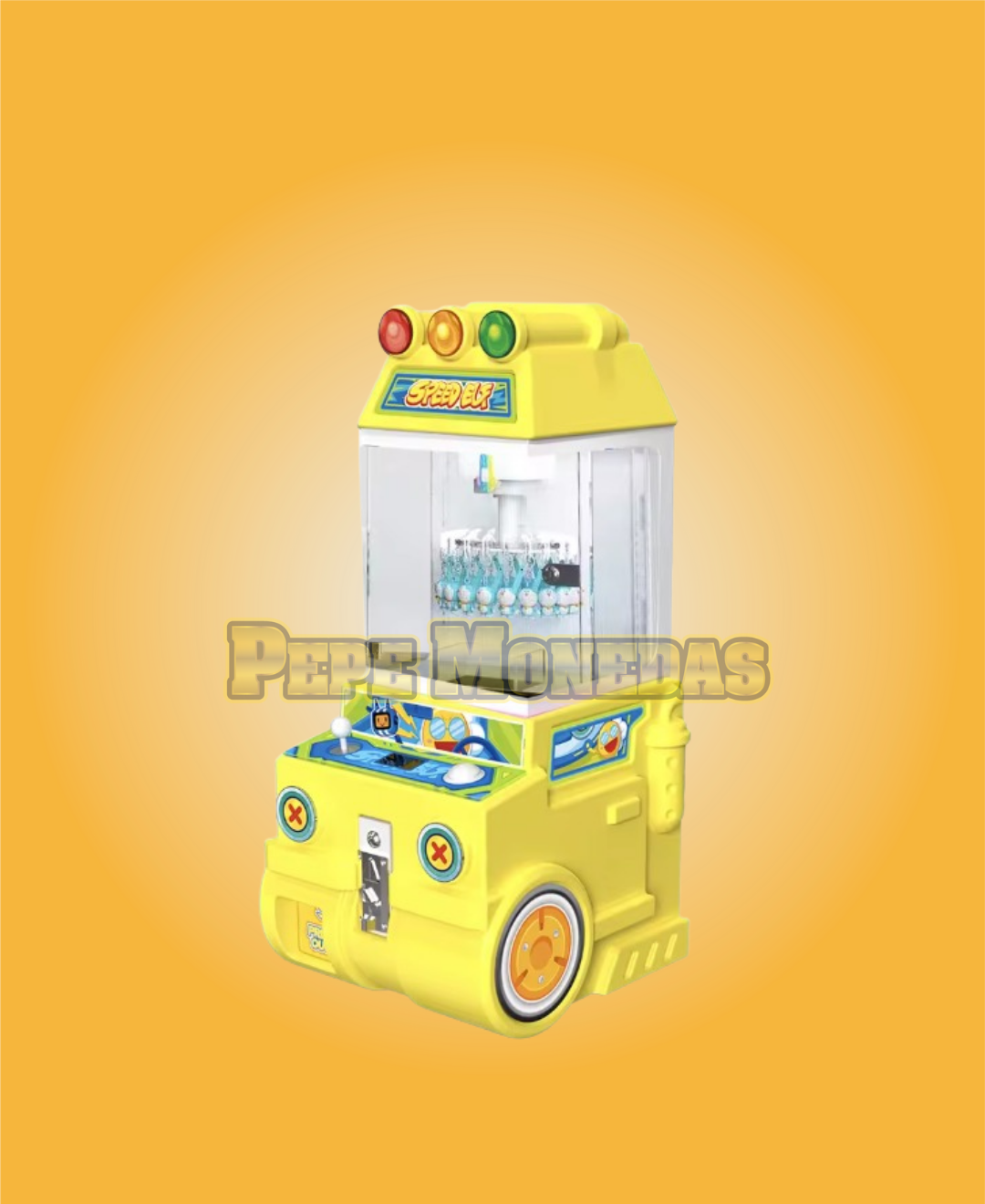 Mini Peluchera de Clips Speed Elf Yellow + Envío gratis