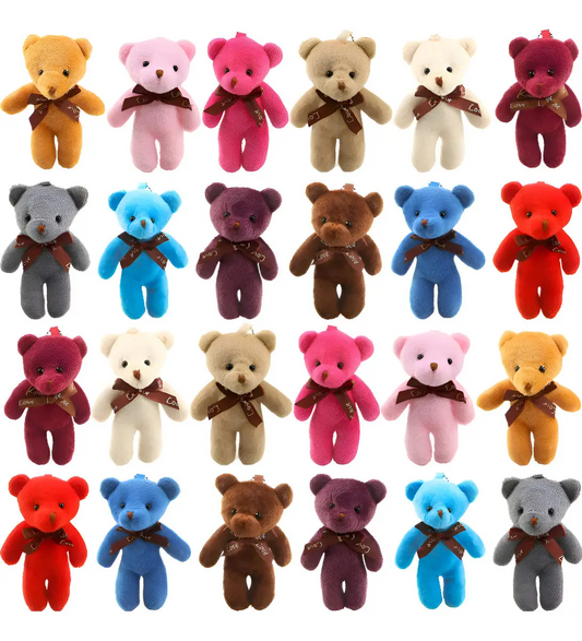 Mini osos de peluche · 11.94 cm · Paquete de 100 piezas