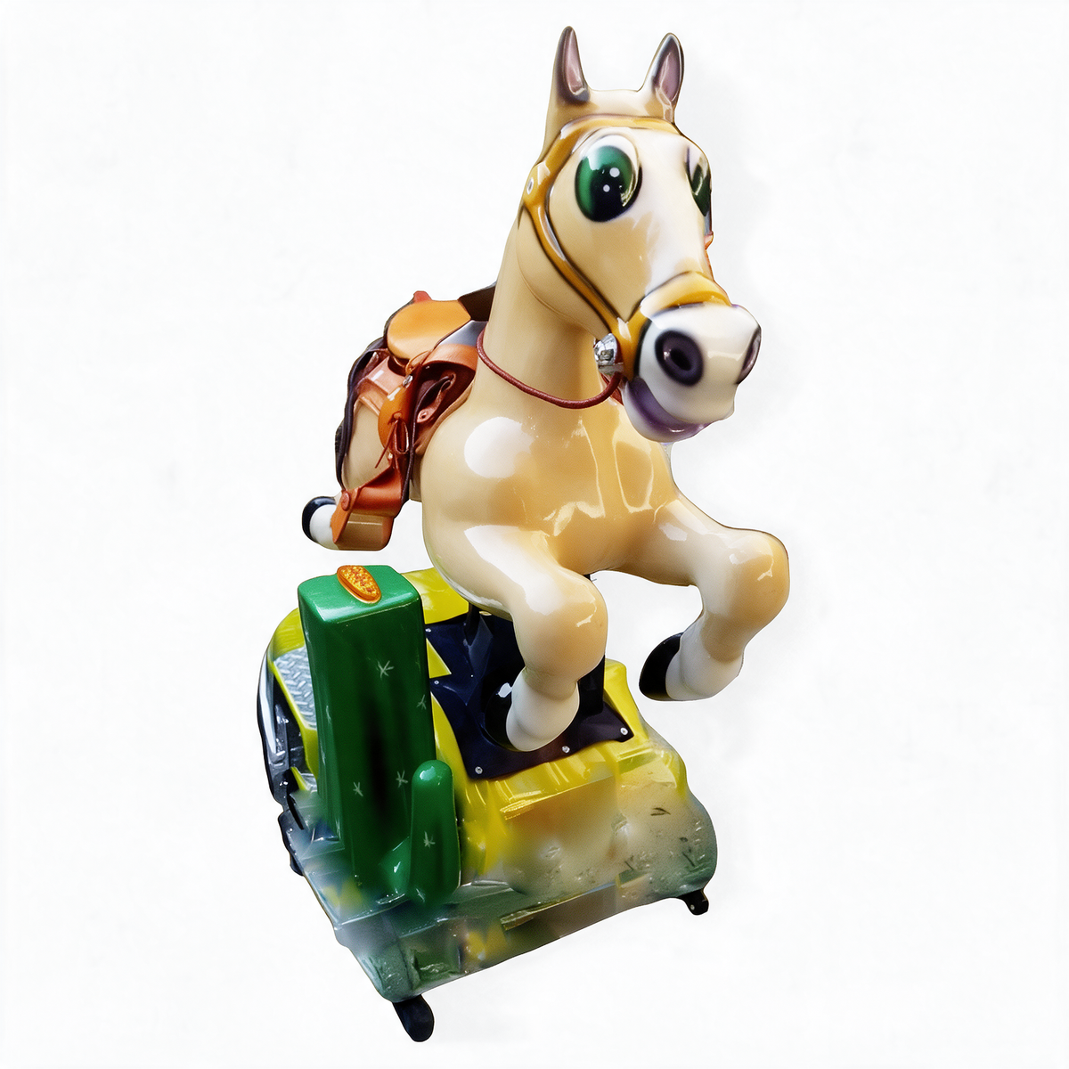 Caballo mecedora de ojos grandes