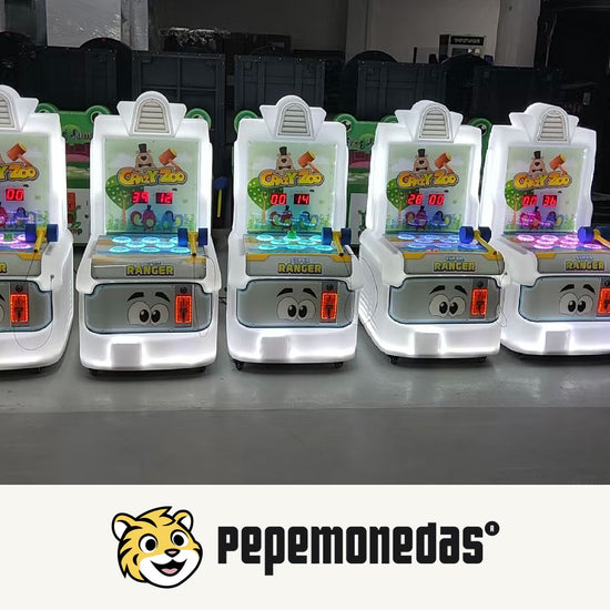 Simulador Ranger "Mazos" — demostración del gabinete y controles. Pepe Monedas.
