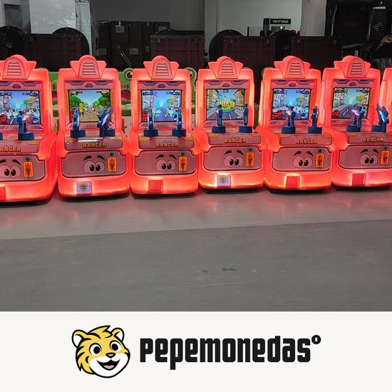 Simulador Ranger "Pistola Doble" — demostración del gabinete y controles. Pepe Monedas.
