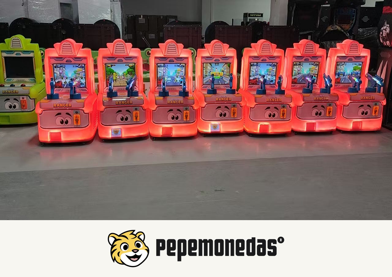 Simulador Ranger "Pistola Doble" — demostración del gabinete y controles. Pepe Monedas.