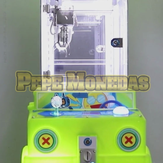 Máquina Speed Elf verde: vistas del gabinete y funcionamiento.