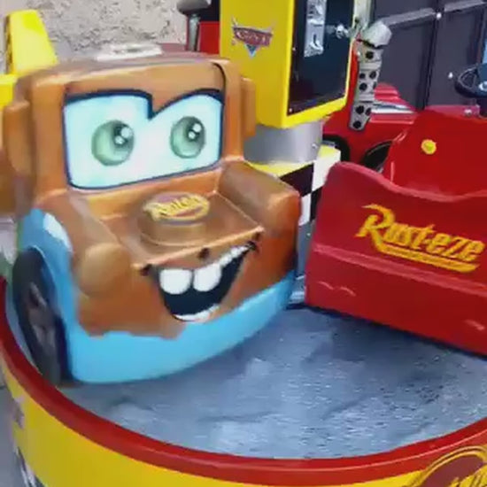 Carrousel "Cars": demostración de funcionamiento. Pepe Monedas.