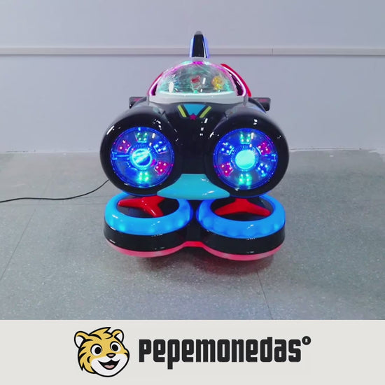 Montable Spaceship, variante negra: vistas del equipo y demostración de movimiento. Pepe Monedas.
