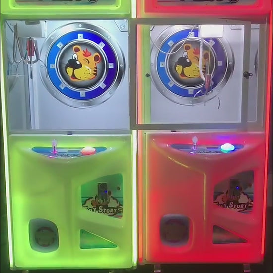 Máquina PP Tiger 2: vistas del gabinete y funcionamiento.