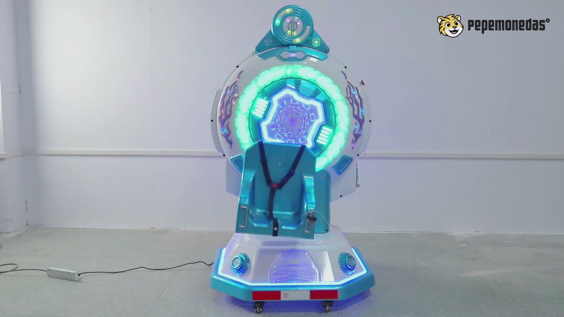 Montable "Rueda de la Fortuna Espacial" — demostración de funcionamiento. Pepe Monedas.