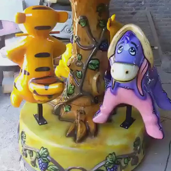 Carrusel "Winnie Pooh" — demostracion del carrusel. Pepe Monedas.