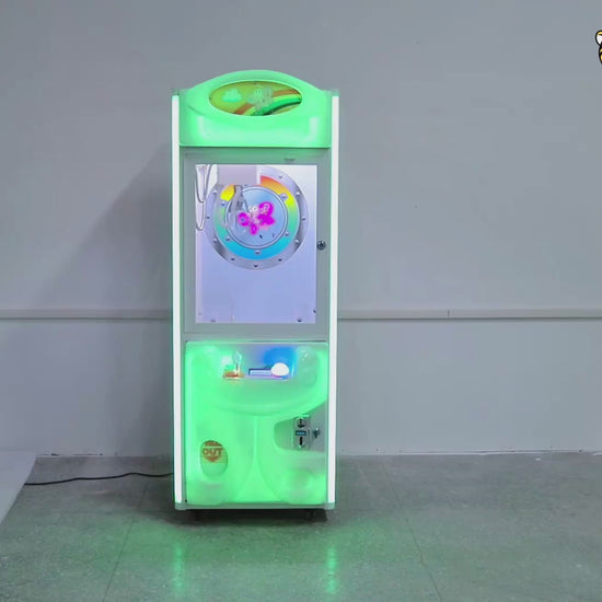 Máquina Cazapeluches "Little Butterfly" — demostración de funcionamiento. Pepe Monedas.