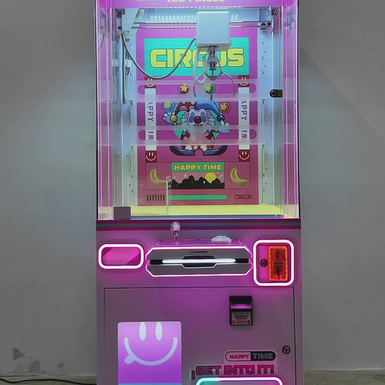 Máquina Cazapeluches "Have Fun" — version rosa. Pepe Monedas.