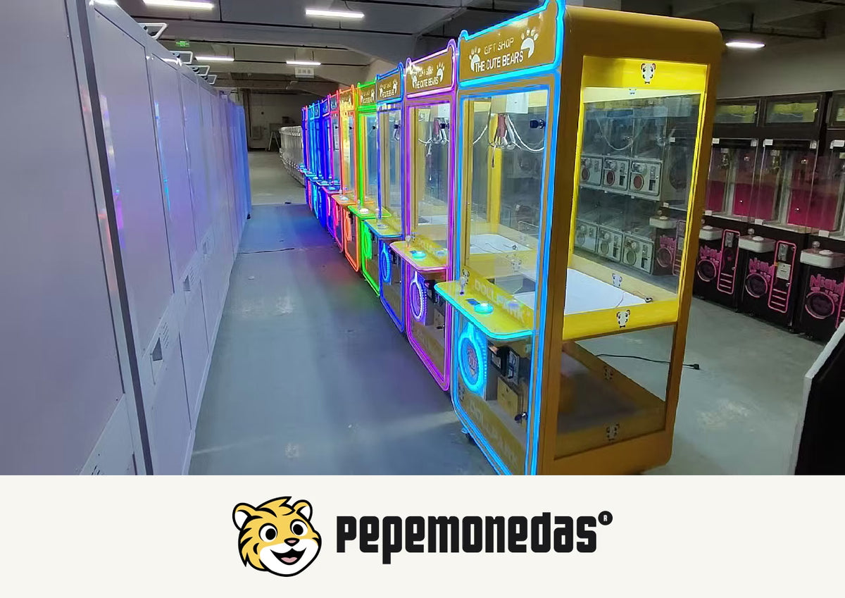 Máquina de Garra Cute Bears — demostración de funcionamiento. Pepe Monedas.
