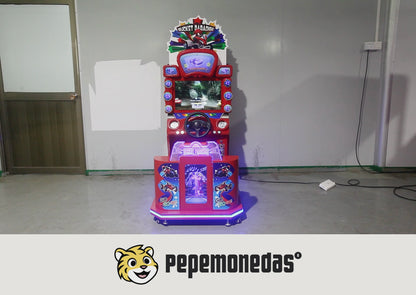 Simulador "Anti Bucket Paradise Racing Machine" — demostracion del simulador y sus controles. Pepe Monedas.