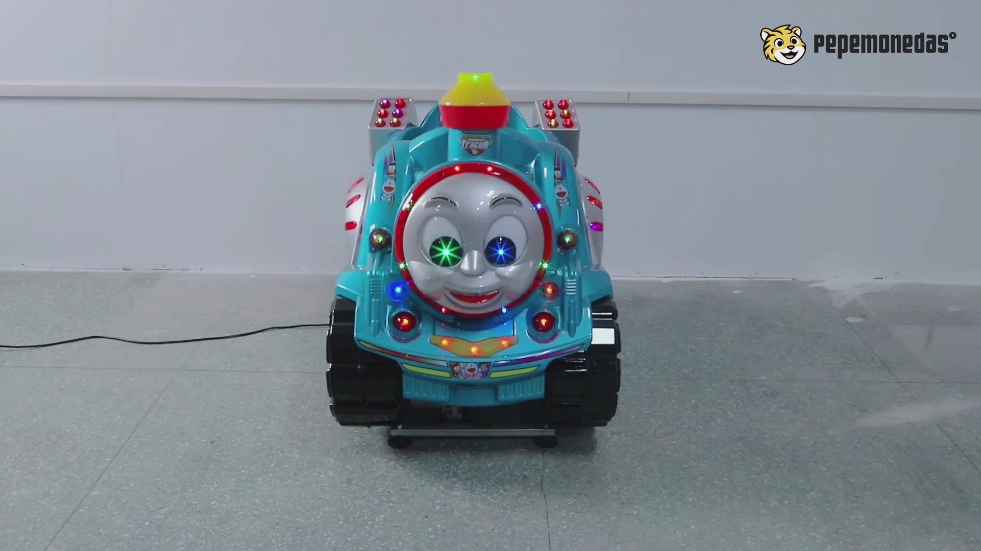 Montable "Train Thomas": demostración de funcionamiento. Pepe Monedas.