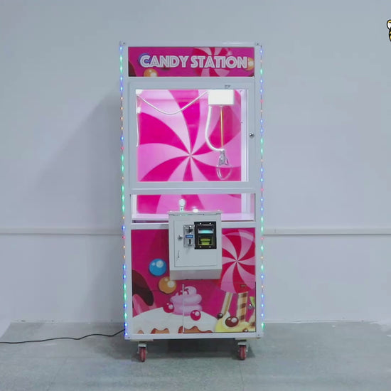 Máquina Caza Dulces con Leds: demostración de funcionamiento. Pepe Monedas.