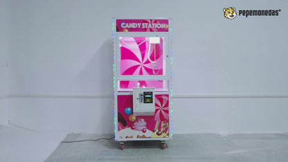 Máquina Caza Dulces con Leds: demostración de funcionamiento. Pepe Monedas.