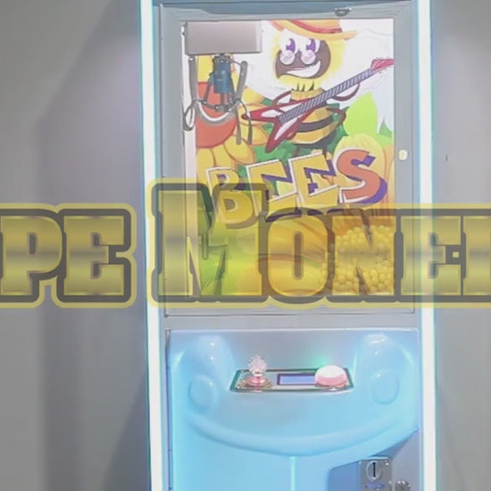 Máquina Little Bee: vistas del gabinete y funcionamiento.